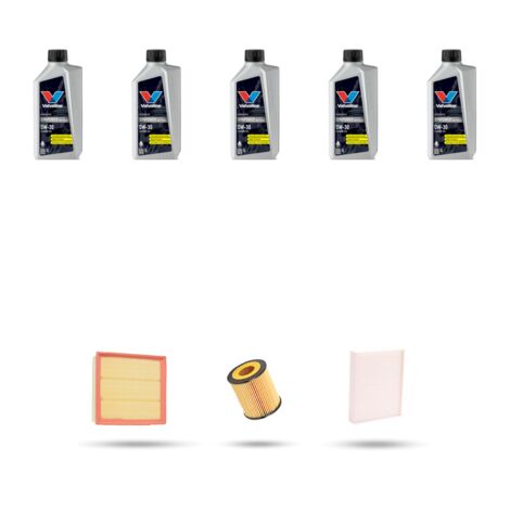 Kit tagliando 3 FILTRI e 5L OLIO compatibile con Bmw serie 4 (F32, F33, F36, F82) 420ix 135kw dal 2013