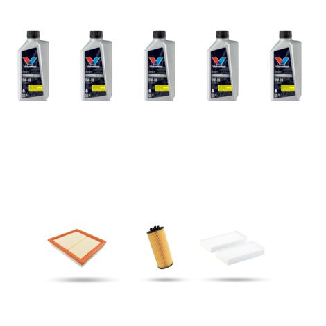 Kit tagliando 3 FILTRI e 5L OLIO compatibile con Bmw x2 (F39) 25ex 162kw dal 2020