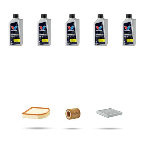 Kit tagliando 3 FILTRI e 5L OLIO compatibile con Bmw Z4(E85,E86) 2.0i 110kw dal 2005