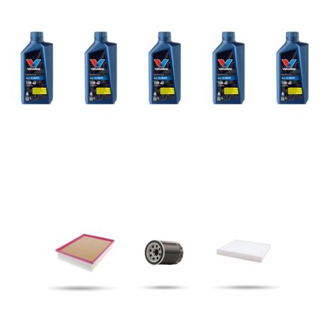 Kit tagliando 3 FILTRI e 5L OLIO compatibile con Chrysler Sebring 2.4 125kw dal 2007