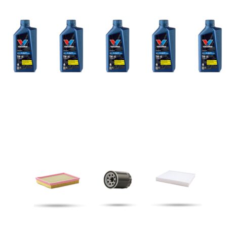 Kit tagliando 3 FILTRI e 5L OLIO compatibile con Chrysler Sebring 2.7 149kw dal 2001