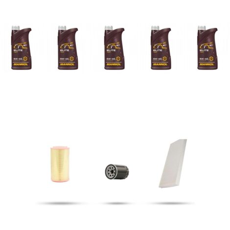 Kit tagliando 3 FILTRI e 5L OLIO compatibile con Citroen Jumper II 2.0 i 81kw dal 2002 al 2006