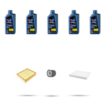 Kit tagliando 3 FILTRI e 5L OLIO compatibile con Dodge Durango 5.7 268kw dal 2011