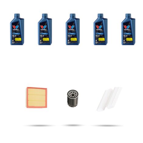 Kit tagliando 3 FILTRI e 5L OLIO compatibile con Dodge Nitro 3.7 v6 151kw dal 2007