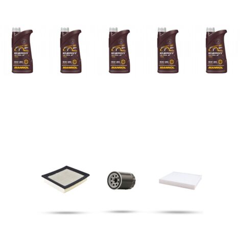 Kit tagliando 3 FILTRI e 5L OLIO compatibile con Fiat Freemont 2.4 125kw dal 2011