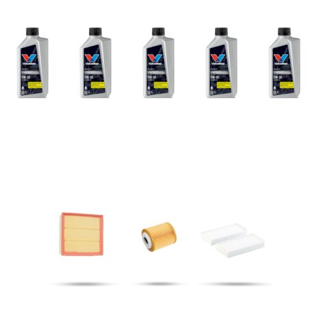 Kit tagliando 3 FILTRI e 5L OLIO compatibile con Fiat Scudo III 1.5 Multijet 75kw dal 2022