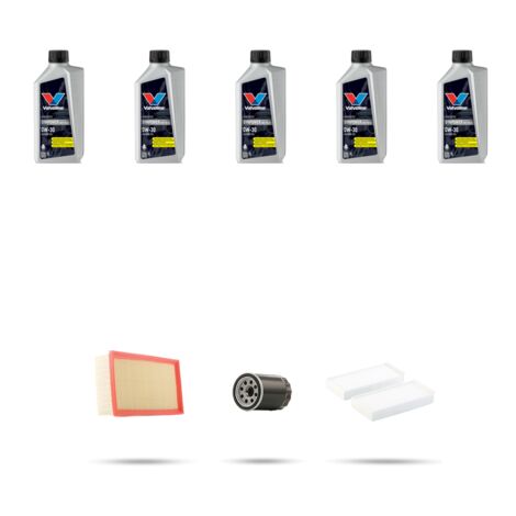 Kit tagliando 3 FILTRI e 5L OLIO compatibile con Fiat Scudo III 2.0 Multijet 130kw dal 2022