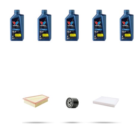 Kit tagliando 3 FILTRI e 5L OLIO compatibile con Ford Galaxy II 1.6 EcoBoost SCTI 118kw dal 2010