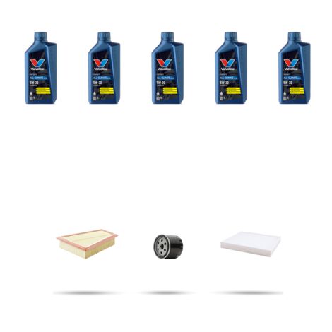 Kit tagliando 3 FILTRI e 5L OLIO compatibile con Ford S-Max 1.6 EcoBoost Scti 118kw dal 2010