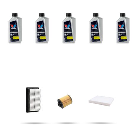 Kit tagliando 3 FILTRI e 5L OLIO compatibile con Hyundai i20 III 1.6 150KW dal 2021