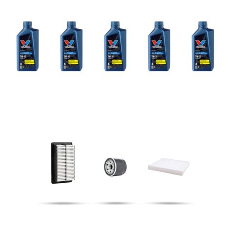Kit tagliando 3 FILTRI e 5L OLIO compatibile con Hyundai i30 (PD,PDE) 1.4 T-GDi 103KW dal 2016
