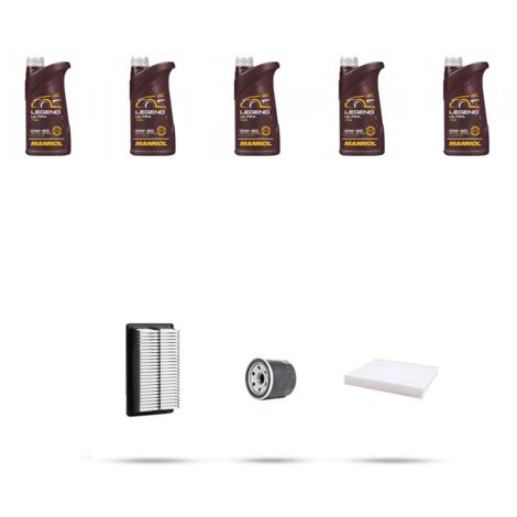 Kit tagliando 3 FILTRI e 5L OLIO compatibile con Hyundai i30 (PD,PDE) 1.5 T-GDi 118KW dal 2020
