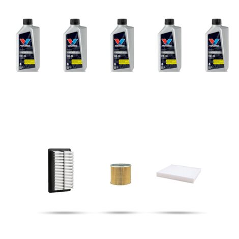 Kit tagliando 3 FILTRI e 5L OLIO compatibile con Hyundai i30 (PD,PDE) 1.6 CRDi Hybrid 100kw dal 2020