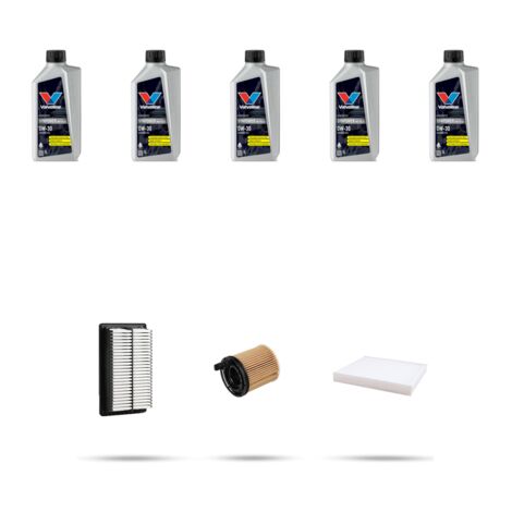 Kit tagliando 3 FILTRI e 5L OLIO compatibile con Hyundai Kona 1.6 T-GDI 146kw dal 2020