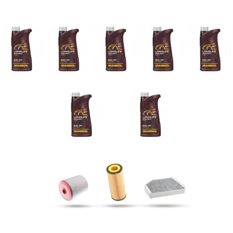 Kit tagliando 3 FILTRI e 5L OLIO compatibile con Hyundai Santa Fe III 2.4 MPI 129kw dal 2012