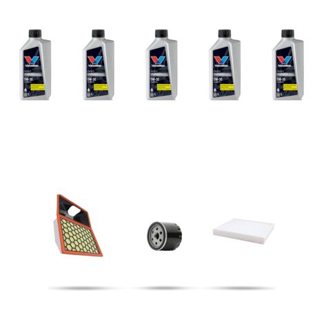 Kit tagliando 3 FILTRI e 5L OLIO compatibile con Iveco Daily VI 35C 12 2.3 120 85KW dal 2019