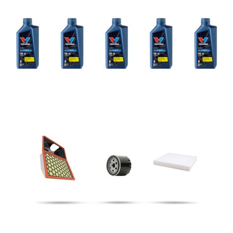 Kit tagliando 3 FILTRI e 5L OLIO compatibile con Iveco Daily VI 35C 14 3.0 CNG 100KW dal 2014
