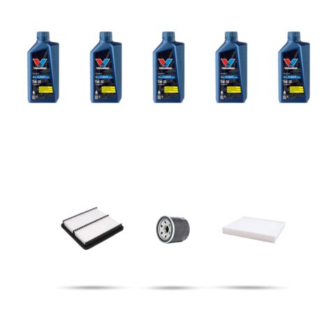 Kit tagliando 3 FILTRI e 5L OLIO compatibile con Kia Sorento II (XM) 2.4 GDi 141kw dal 2012