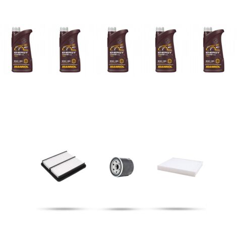 Kit tagliando 3 FILTRI e 5L OLIO compatibile con Kia Sorento II (XM) 2.4 GDi 141kw dal 2012