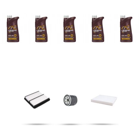 Kit tagliando 3 FILTRI e 5L OLIO compatibile con Kia Sorento II (XM) 2.4 VVT 128kw dal 2009