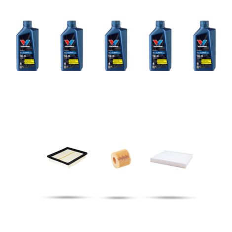 Kit tagliando 3 FILTRI e 5L OLIO compatibile con Lexus CT 200h F-sport 100kw dal 2012