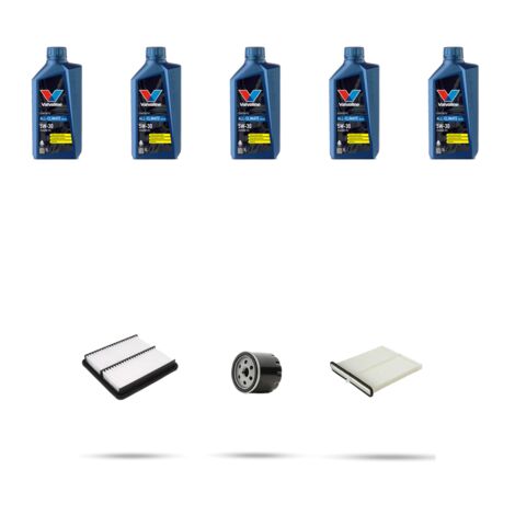Kit tagliando 3 FILTRI e 5L OLIO compatibile con Mazda CX-5 (KF) 2.0 114kw dal 2016