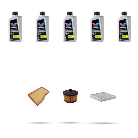 Kit tagliando 3 FILTRI e 5L OLIO compatibile con Mercedes Classe A (w177) 180 100kw Dal 2022