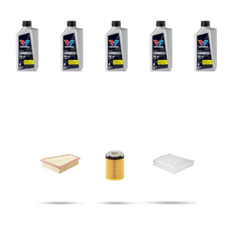 Kit tagliando 3 FILTRI e 5L OLIO compatibile con Mercedes Classe B (W246+W242) B180 BlueEfficency 90kw Dal 2011