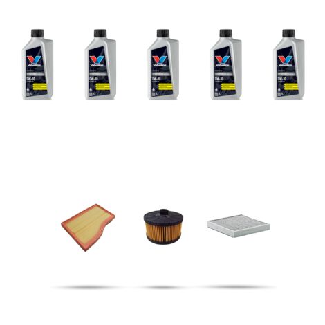 Kit tagliando 3 FILTRI e 5L OLIO compatibile con Mercedes Classe GLB (X247) 180 100KW Dal 2020