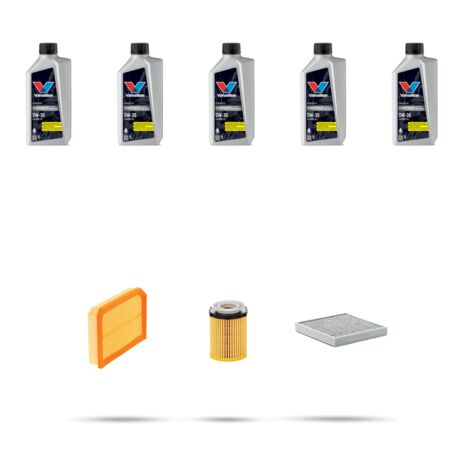 Kit tagliando 3 FILTRI e 5L OLIO compatibile con Mercedes GLA (H247) 220 Hybrid 140kw Dal 2023