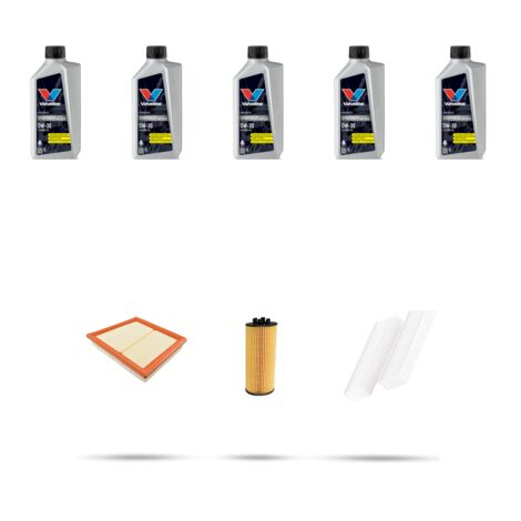 Kit tagliando 3 FILTRI e 5L OLIO compatibile con Mini III (F54,F55,F56,F57,F60) 1.5 100kw Dal 2014