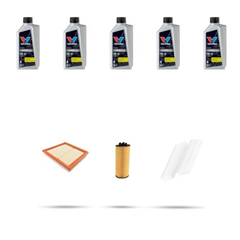 Kit tagliando 3 FILTRI e 5L OLIO compatibile con Mini III (F54,F55,F56,F57,F60) 1.5 75kw Dal 2015