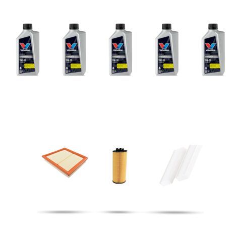 Kit tagliando 3 FILTRI e 5L OLIO compatibile con Mini III (F54,F55,F56,F57,F60) 1.5 SE 100kw Dal 2017
