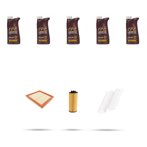 Kit tagliando 3 FILTRI e 5L OLIO compatibile con Mini III (F54,F55,F56,F57,F60) 1.5 SE 165kw Dal 2017