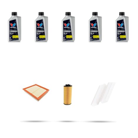 Kit tagliando 3 FILTRI e 5L OLIO compatibile con Mini III (F54,F55,F56,F57,F60) 2.0 120kw Dal 2013