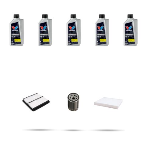 Kit tagliando 3 FILTRI e 5L OLIO compatibile con Mitsubshi ASX (GA7W) 2.0 MIVEC 108kw Dal 2010