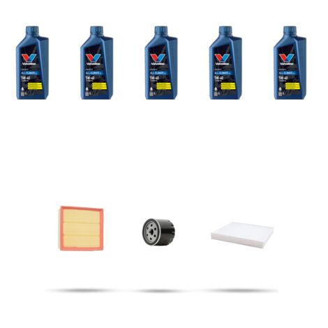 Kit tagliando 3 FILTRI e 5L OLIO compatibile con Opel Astra H ,GTC,SW 2.0 16v 177kw Dal 2005