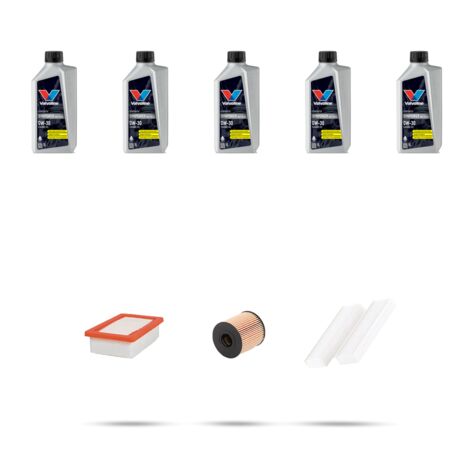 Kit tagliando 3 FILTRI e 5L OLIO compatibile con Peugeot 508 II (R8) PSE Hybrid 265kw Dal 2021