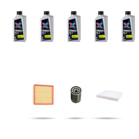 Kit tagliando 3 FILTRI e 5L OLIO compatibile con Renault Alpine A II 1.8 S 215kw dal 2019
