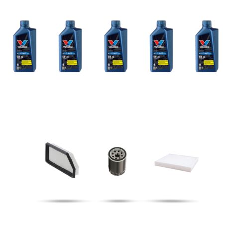 Kit tagliando 3 FILTRI e 5L OLIO compatibile con Renault Arkana 1.5 E-TECH 145 105Kw dal 2020