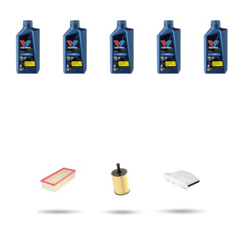 Kit tagliando 3 FILTRI e 5L OLIO compatibile con Seat Altea / Altea XL / Freetrack 2.0 TDI 125kw dal 2006
