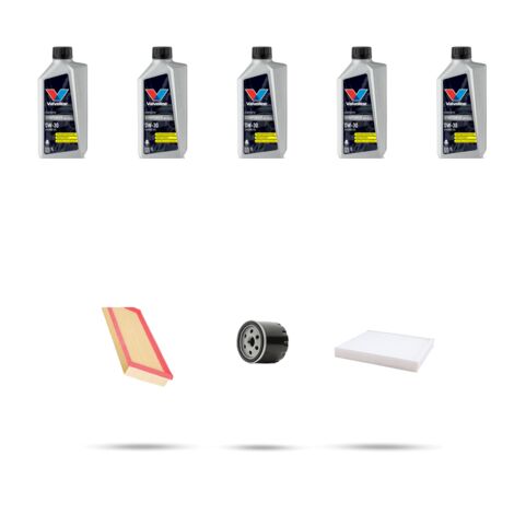 Kit tagliando 3 FILTRI e 5L OLIO compatibile con Skoda Octavia IV 1.5 TSI 110kw Dal 2020