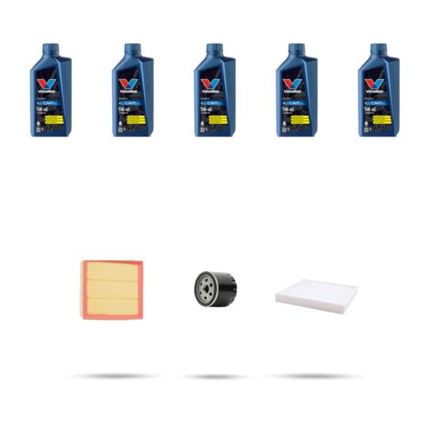 Kit tagliando 3 FILTRI e 5L OLIO compatibile con Skoda Octavia IV 1.6 SRE 81kw Dal 2020