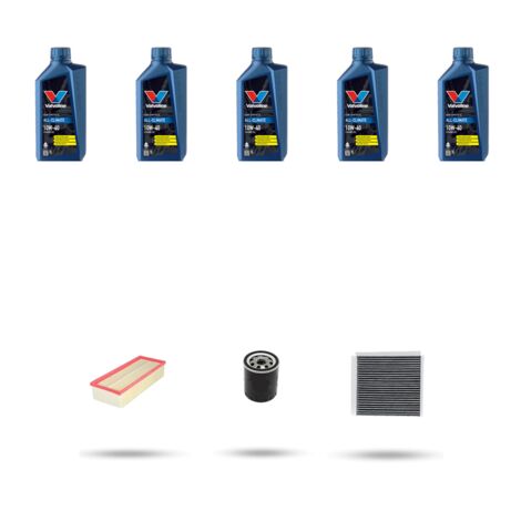 Kit tagliando 3 FILTRI e 5L OLIO compatibile con Smart ForFour (454) 1.3 70kw Dal 2004 al 2006