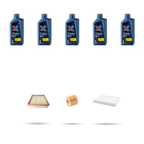 Kit tagliando 3 FILTRI e 5L OLIO compatibile con Toyota Camry VIII 2.0 110kw dal 2018r