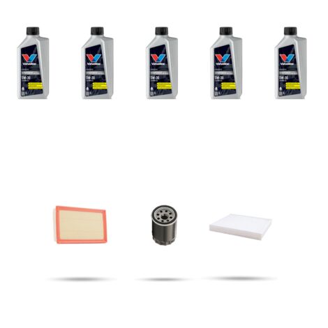 Kit tagliando 3 FILTRI e 5L OLIO compatibile con Toyota Corolla XII (E210) 1.8 vvti Hybrid 106kw Dal 2022