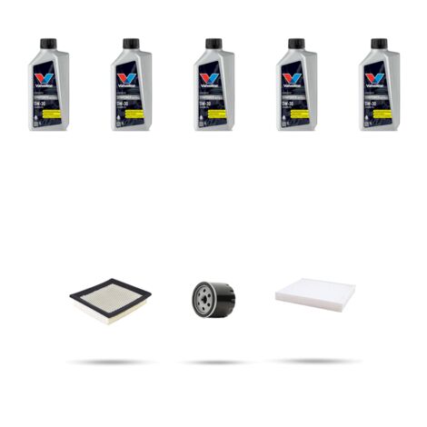 Kit tagliando 3 FILTRI e 5L OLIO compatibile con Toyota Corolla XII (E210) 2.0 Hybrid 144kw Dal 2023