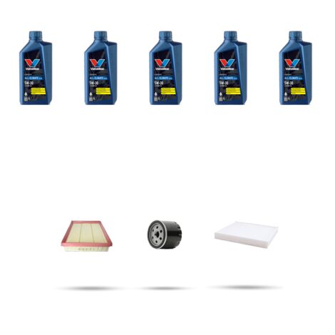 Kit tagliando 3 FILTRI e 5L OLIO compatibile con Toyota Rav V 2.5 152Kw Dal 2018