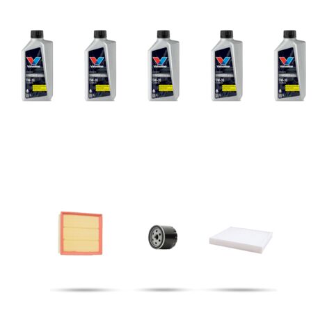 Kit tagliando 3 FILTRI e 5L OLIO compatibile con Vw Caddy V (SB) 1.5 TSI 84kw Dal 2021