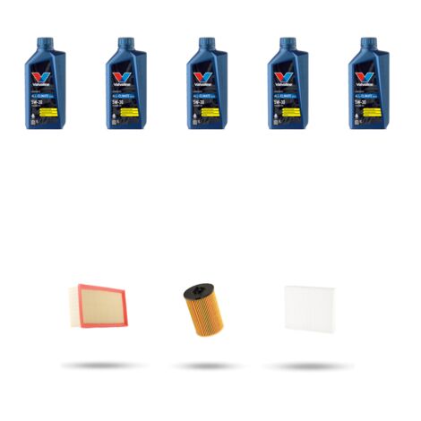 Kit tagliando 3 FILTRI e 5L OLIO compatibile con Vw Golf VII (5G1/BA5) 2.0 GTD 135kw Dal 2014
